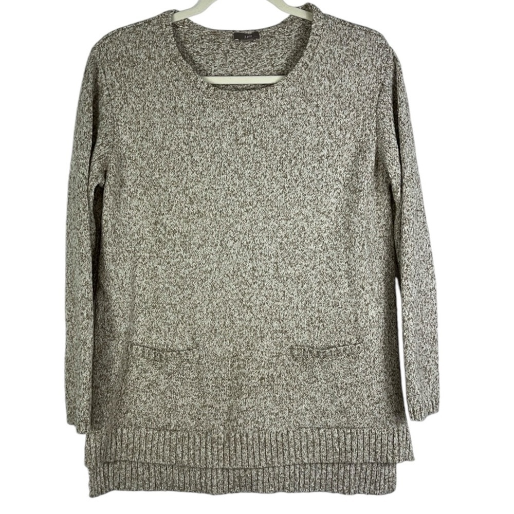 J.Jill popover oversized long sleeve pockets knit sweater Sz M